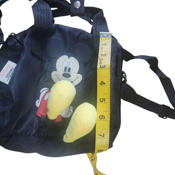 ZARA Disney Mickey Mouse Crossbody Duffle Style Bag - Picture 5 of 11